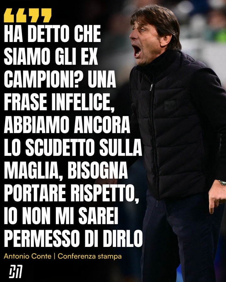 世界杯手机观看平台-斯帕莱蒂称拿波里是前冠军？孔蒂回击：这话当然不妥，他必须尊重